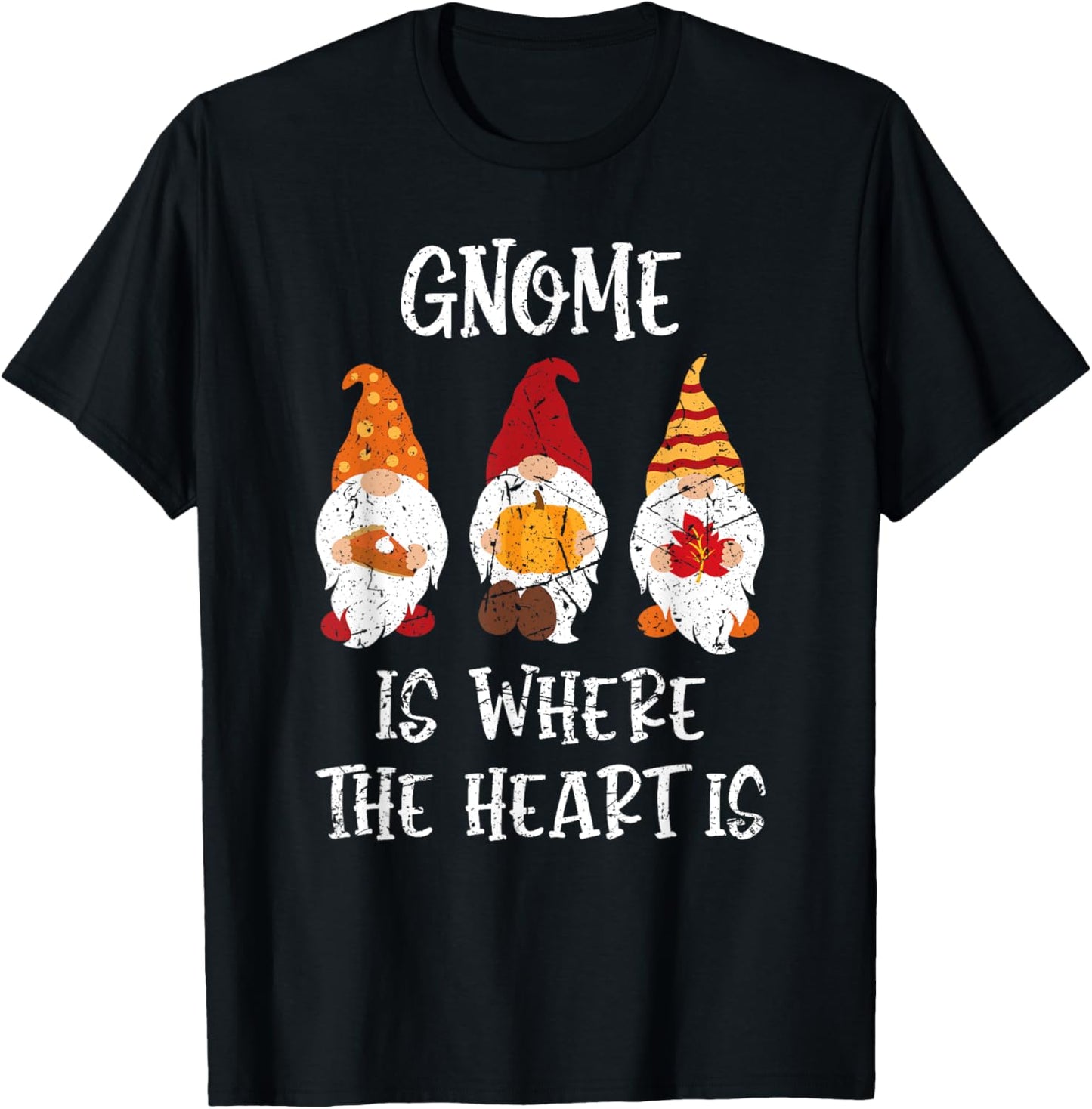 Autumn Gnome Gift Men Women Kids Thanksgiving Fall Gnome T-Shirt
