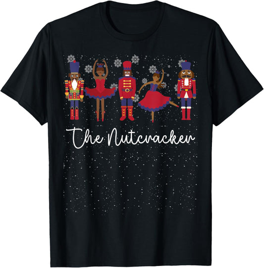 African American Nutcracker Christmas Funny Nutcracker T-Shirt