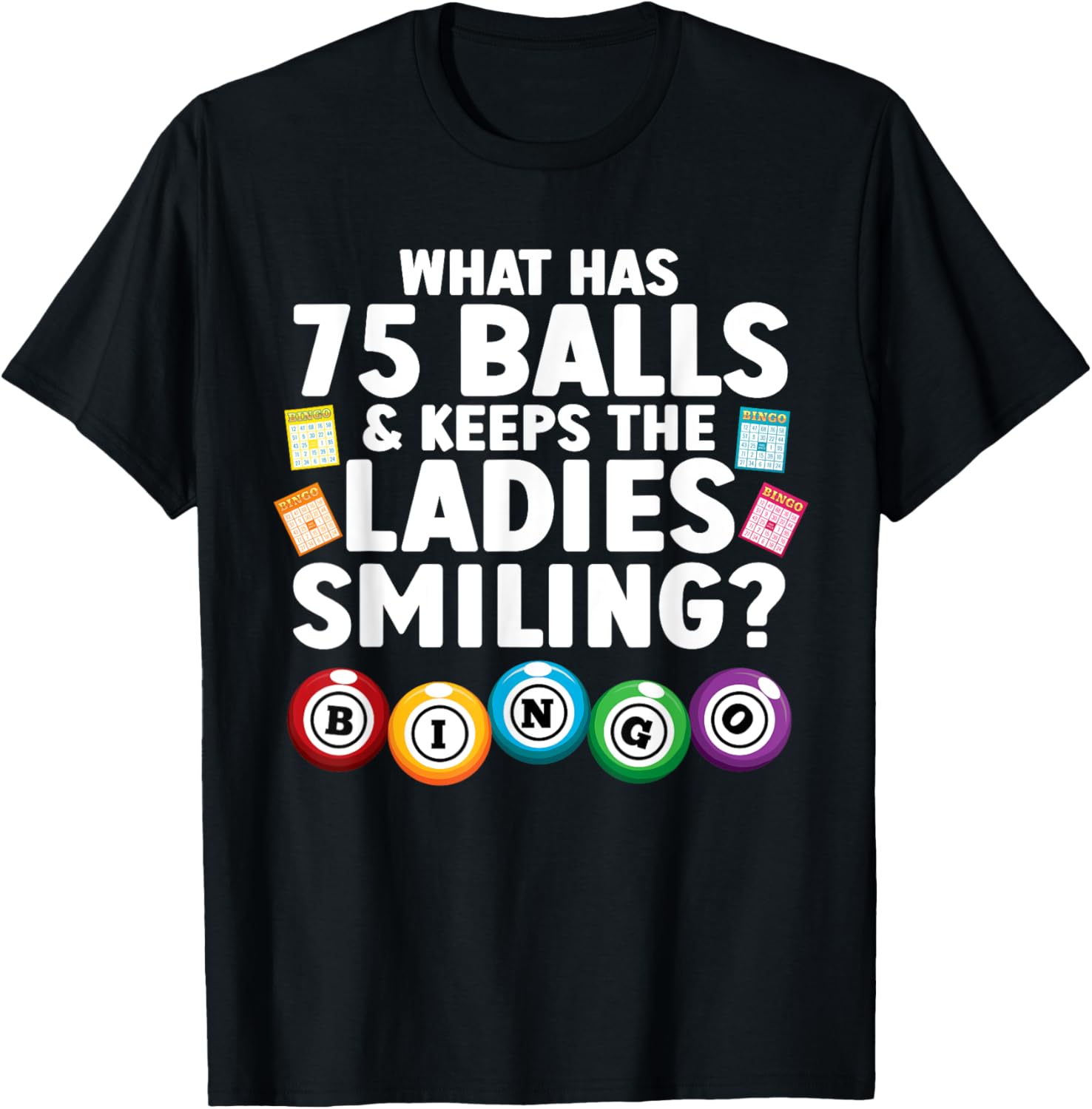 Cool Bingo Novelty For Men Women Bingo Lover Bingo Player T-Shirt