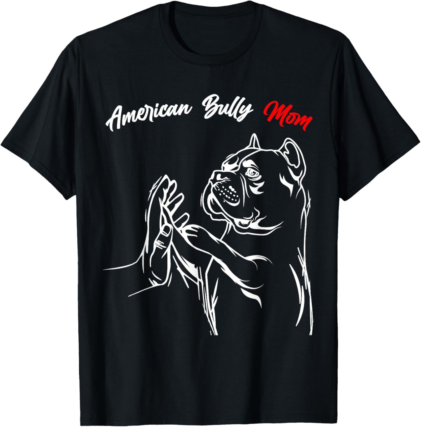 American Bully Mom Dogs Mum Women T-Shirt