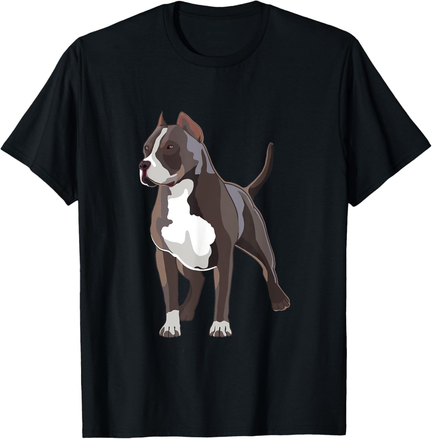 American Bully Dog Owner Illustration for Dog Lover T-Shirt