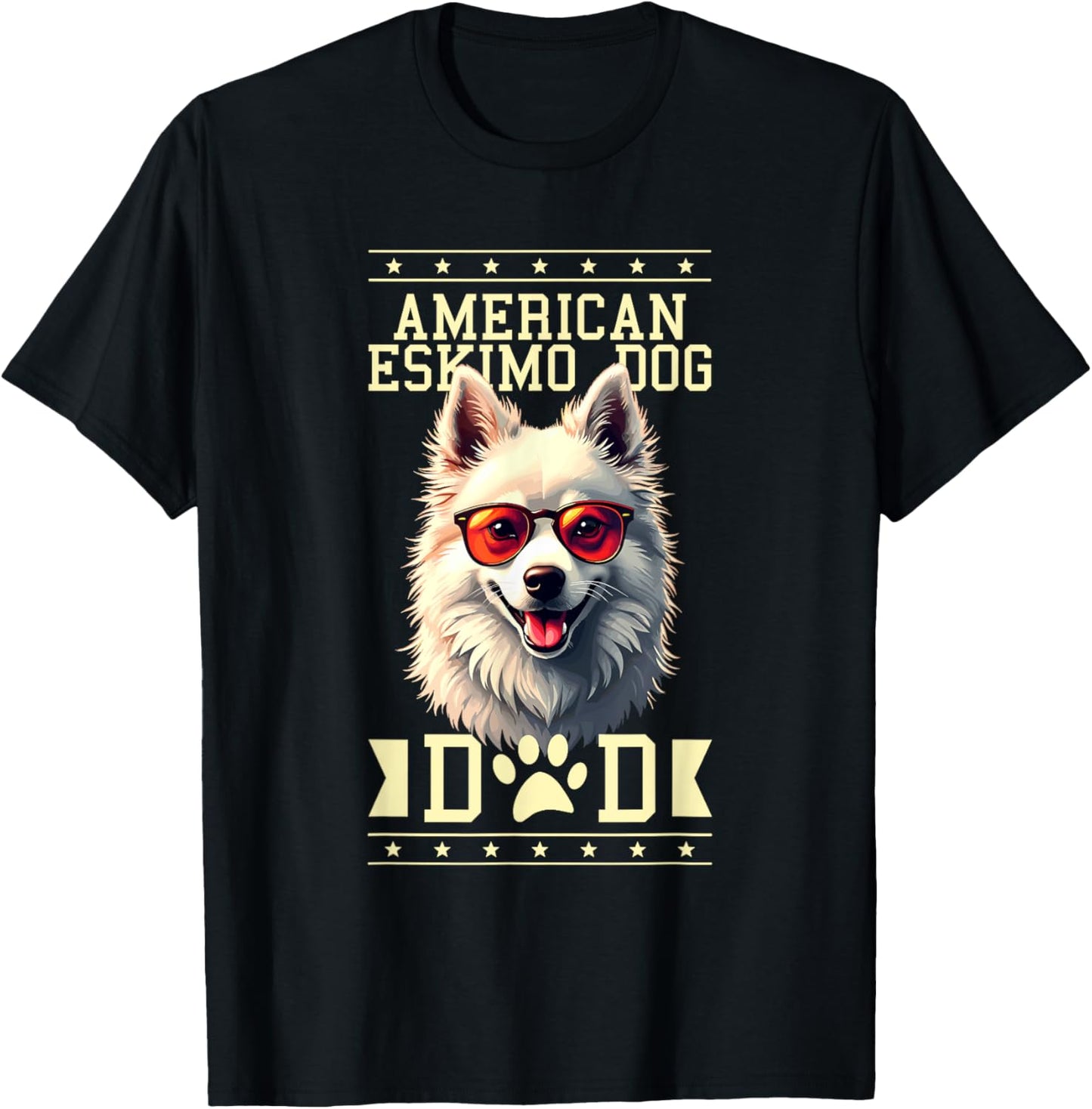 American Eskimo Dog Dad T-Shirt