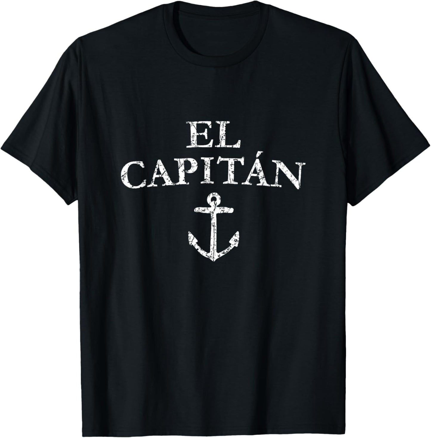 El Capitan Captain Anchor Boat &amp; Sail T-Shirt