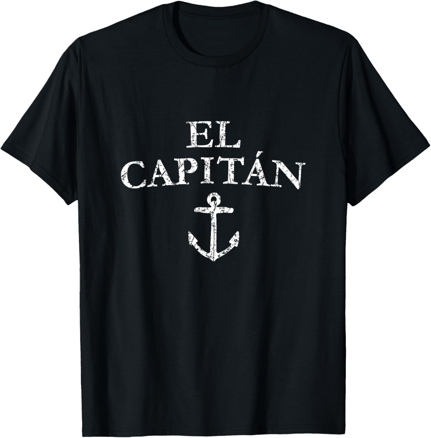 El Capitan Captain Anchor Boat &amp; Sail T-Shirt
