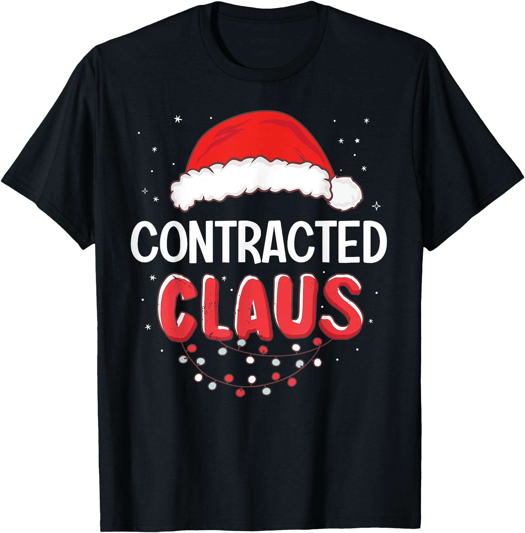 Contracted Santa Claus Christmas Matching Costume