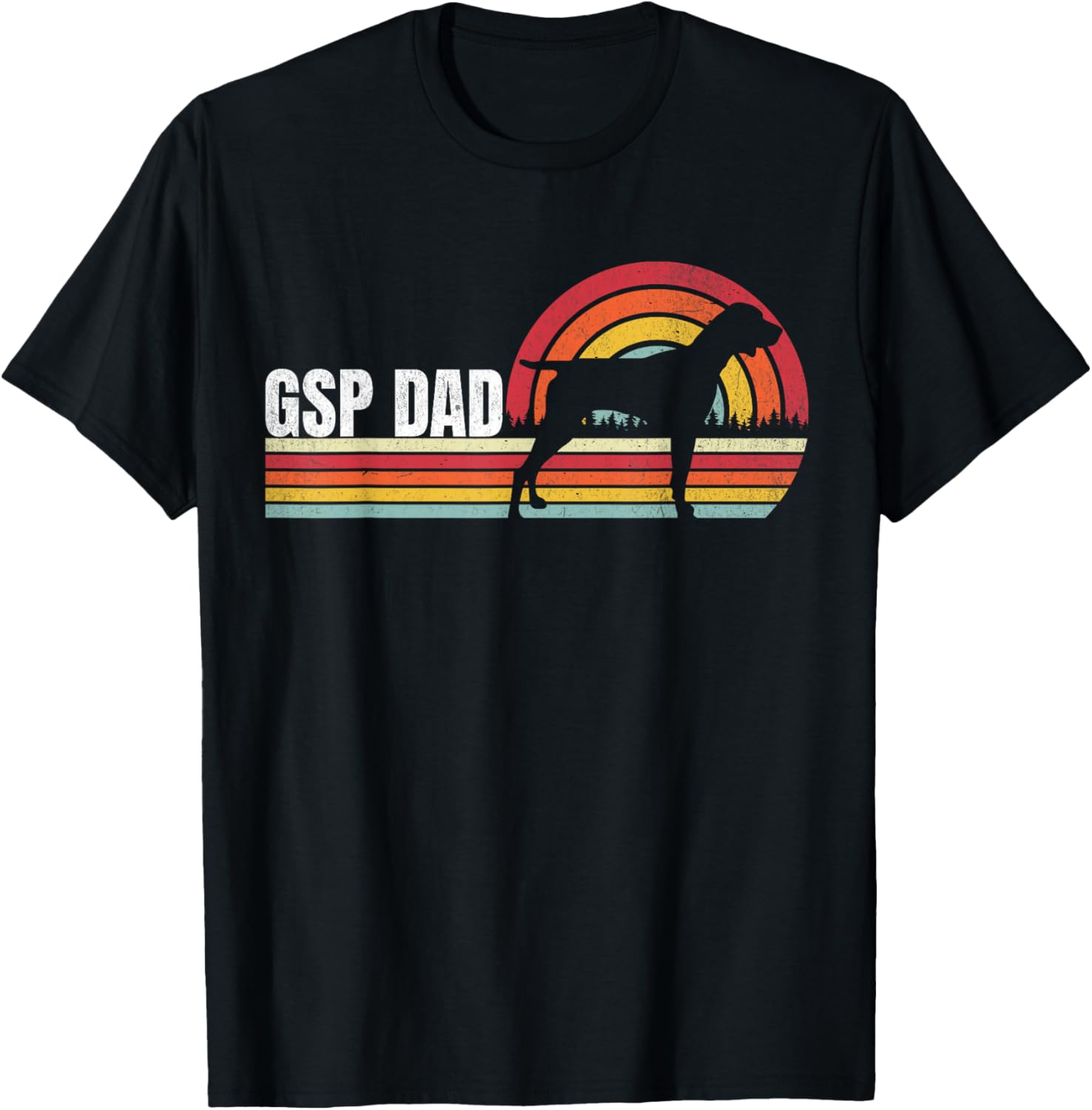 German Shorthaired Pointer Dad GSP Dog Lover For Dad Men T-Shirt