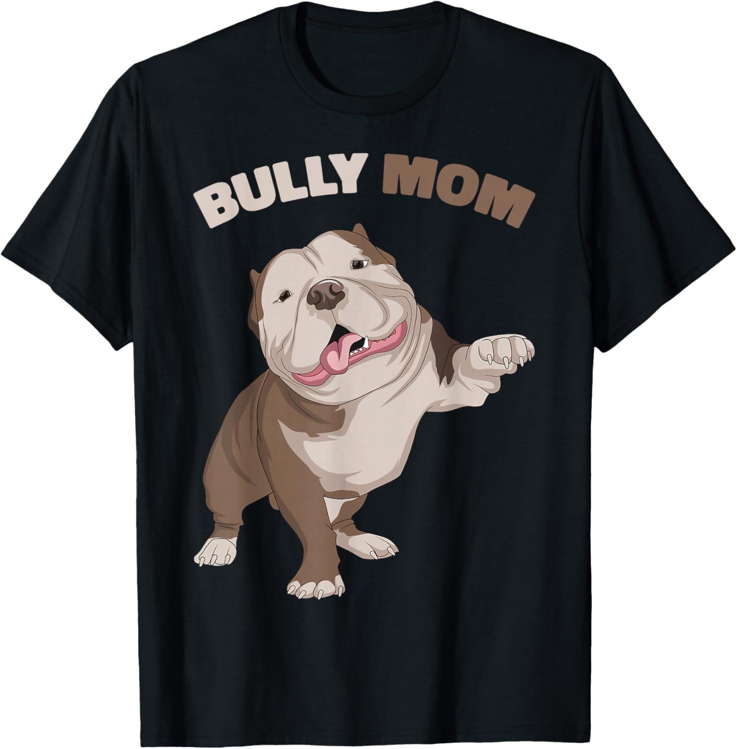 American Bully Mom Dog Mama Funny Women T-Shirt
