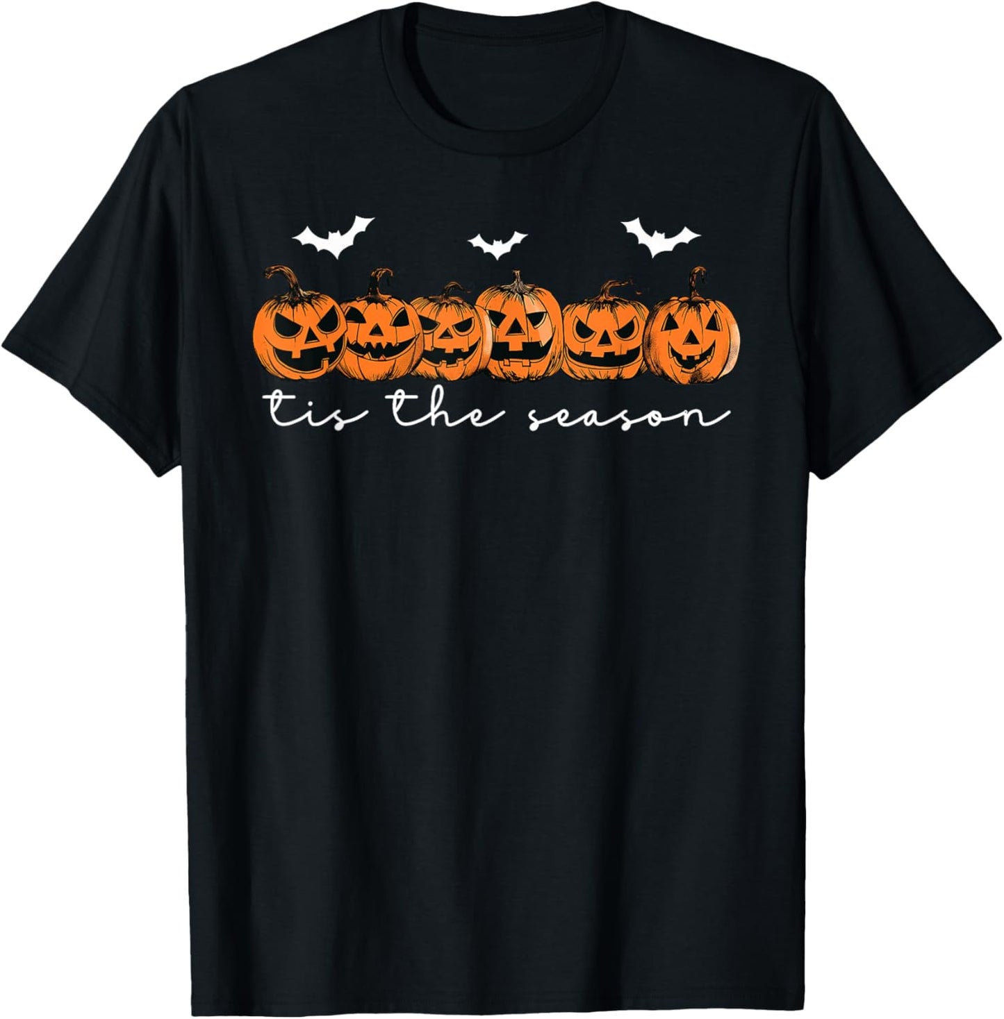 'Tis The Season Jack O Lantern Spooky Season Funny Halloween T-Shirt