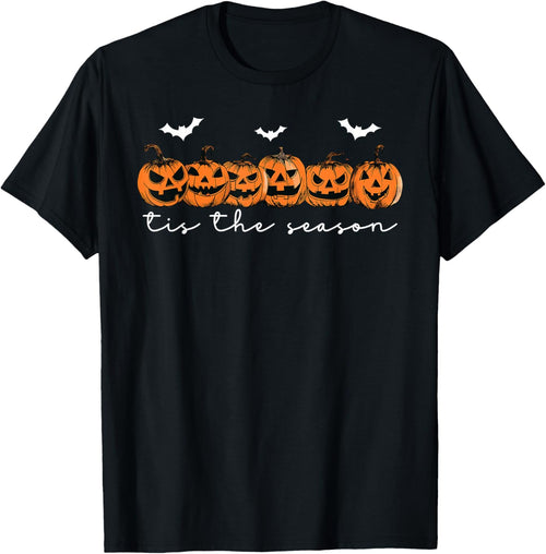 'Tis The Season Jack O Lantern Spooky Season Funny Halloween T-Shirt