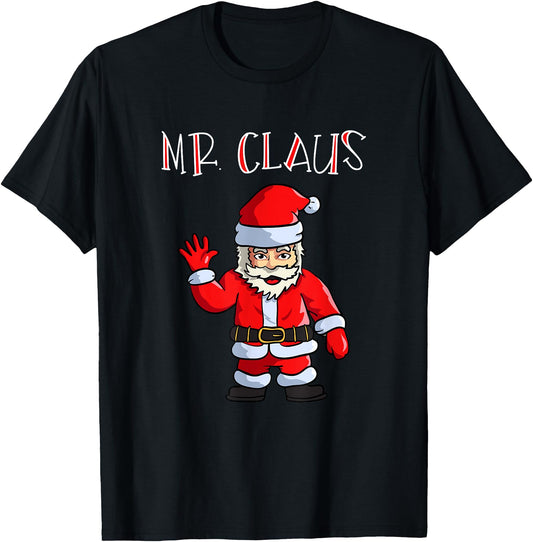 "Mr. Claus" Santa Family Matching Christmas Shirts PJs