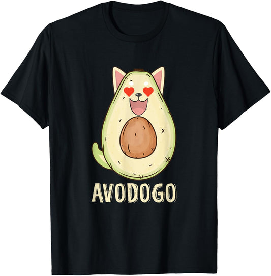 Avodogo Avocado Dog Owner Pet Guacamole Toast Green Fruit T-Shirt for Men Women