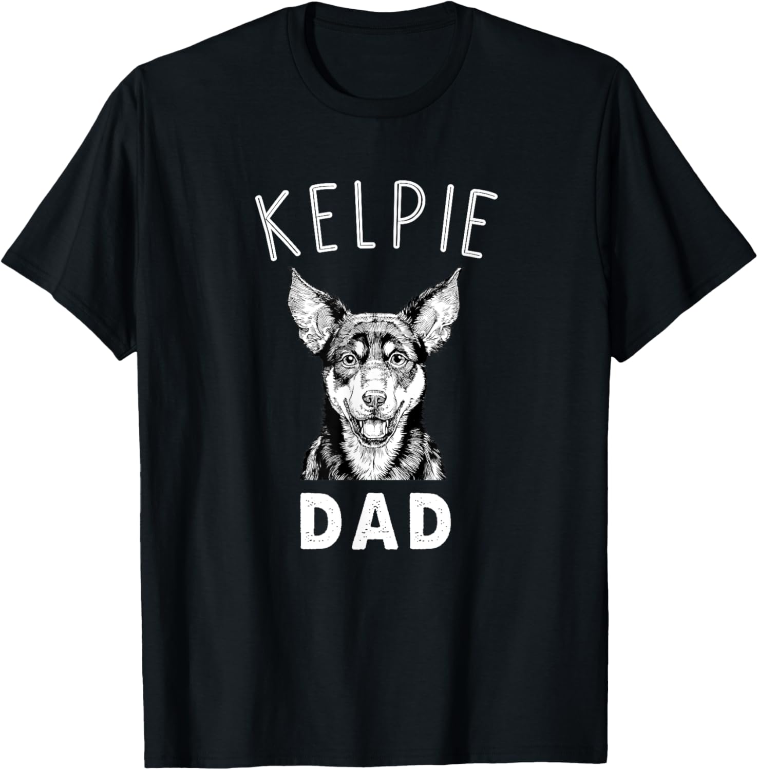 Australian Kelpie Dad Kelpie Dog Papa T-Shirt