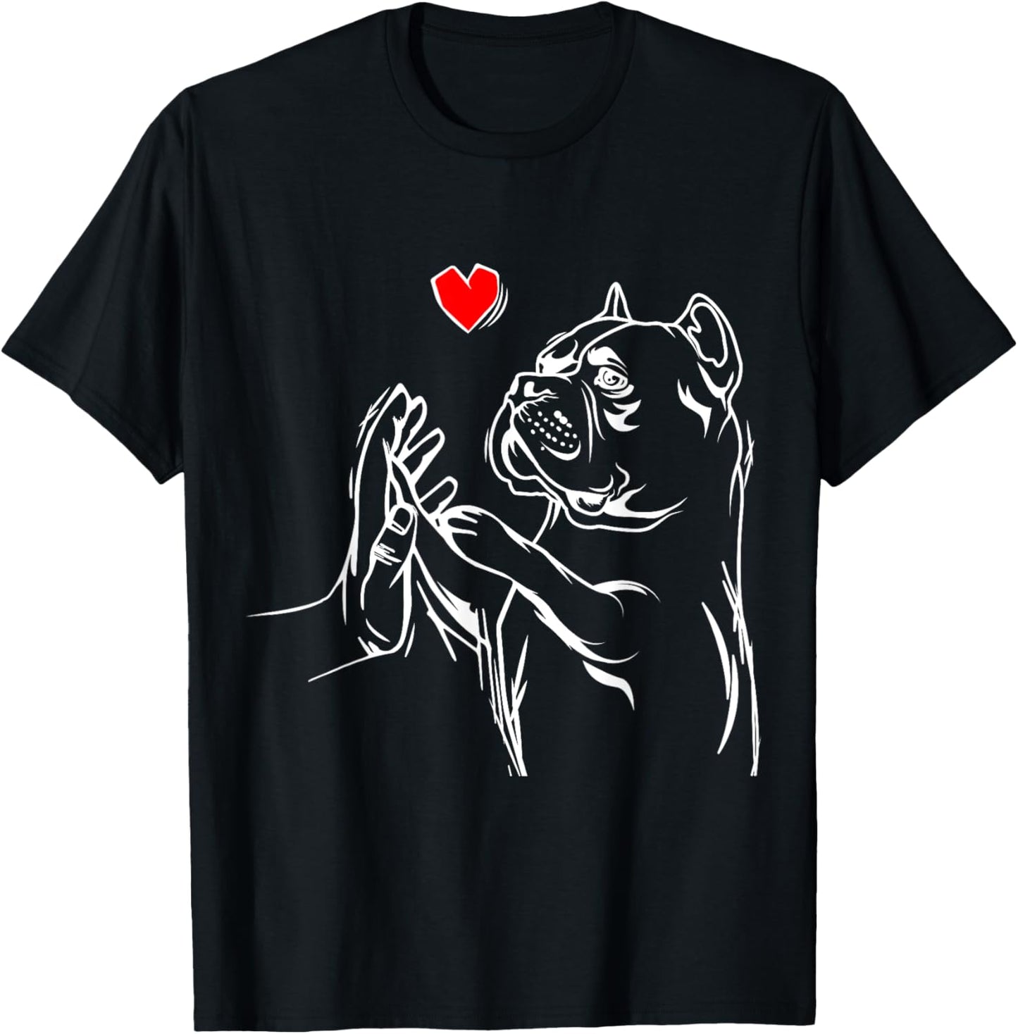 American Bully Love Cute Pitbull Dog Mom Funny Girls T-Shirt