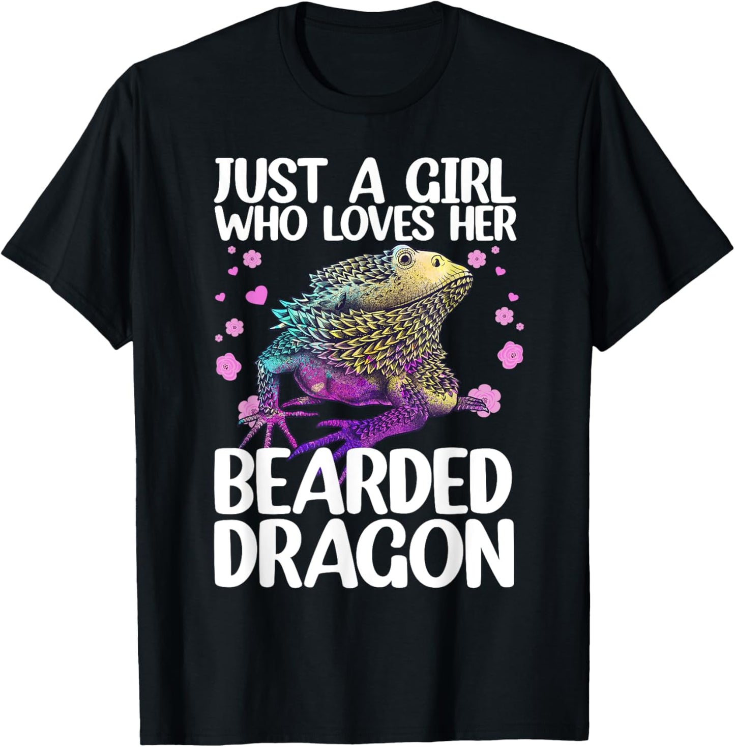 Cool Bearded Dragon For Men Women Reptile Lovers Pet Lizard T-Shirt