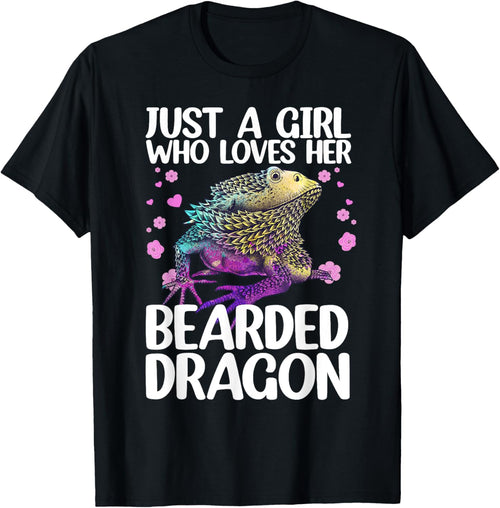Cool Bearded Dragon For Men Women Reptile Lovers Pet Lizard T-Shirt