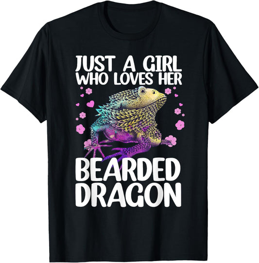 Cool Bearded Dragon For Men Women Reptile Lovers Pet Lizard T-Shirt