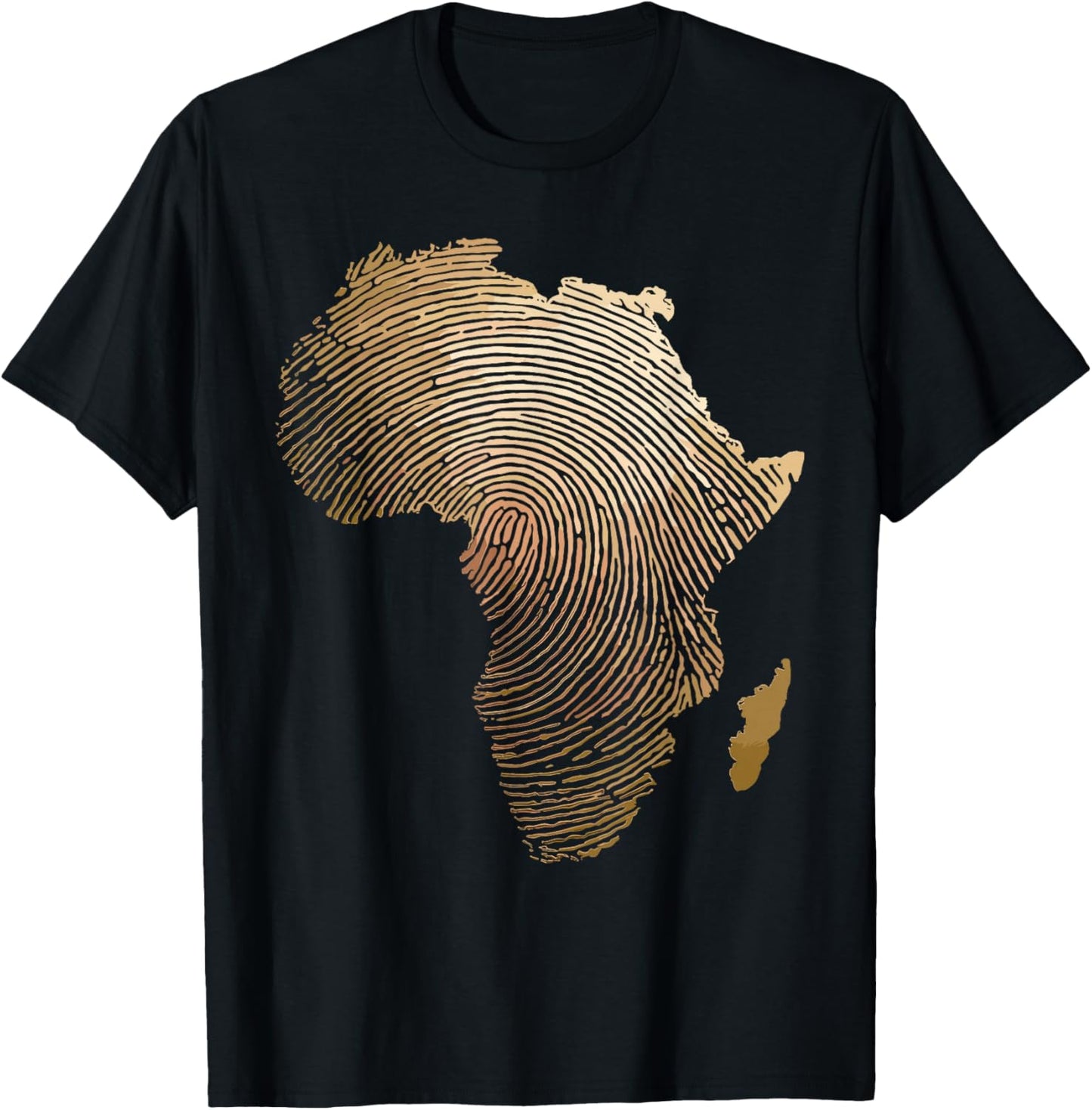 African Roots Art for Men Women Afrocentric African Map T-Shirt