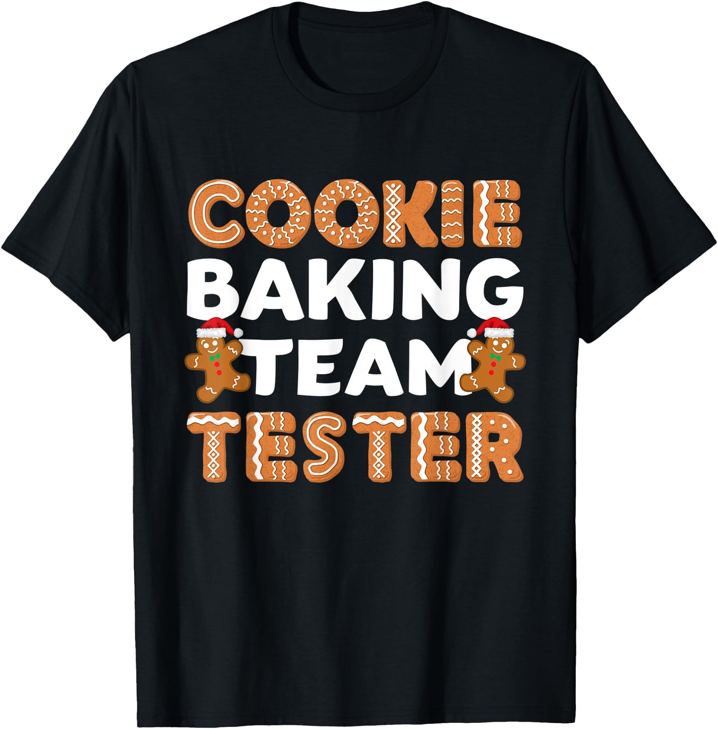 Cookie Baking Team Tester Motive for a Cool Santa Claus