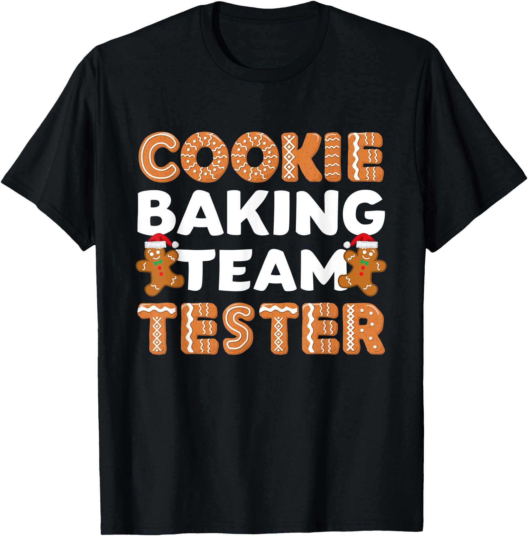 Cookie Baking Team Tester Motive for a Cool Santa Claus