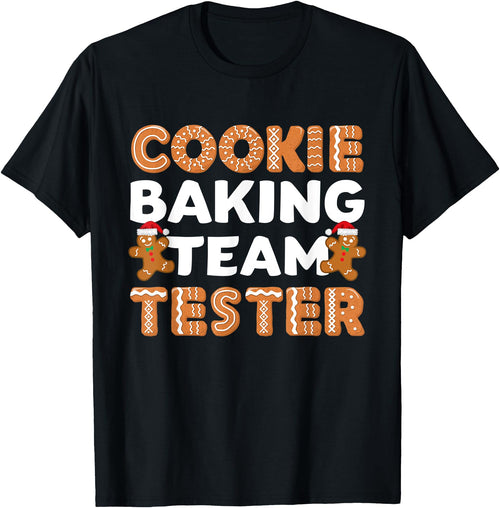 Cookie Baking Team Tester Motive for a Cool Santa Claus