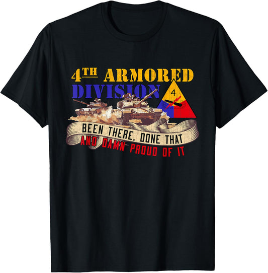 4th Armored Division 4th AD Breakthrough Veteran Day Gifts T-Shirt