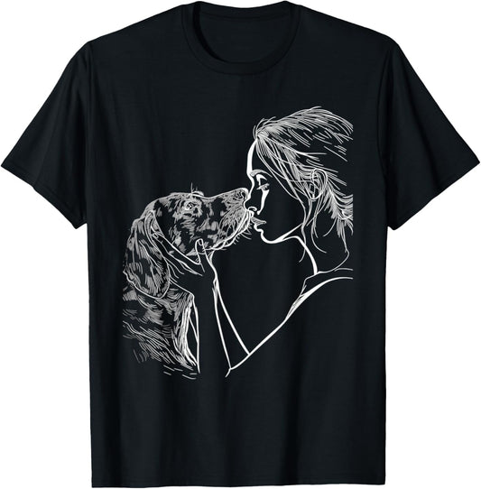 German Shorthaired Pointer Mom GSP Dog Lover Mother's Day T-Shirt