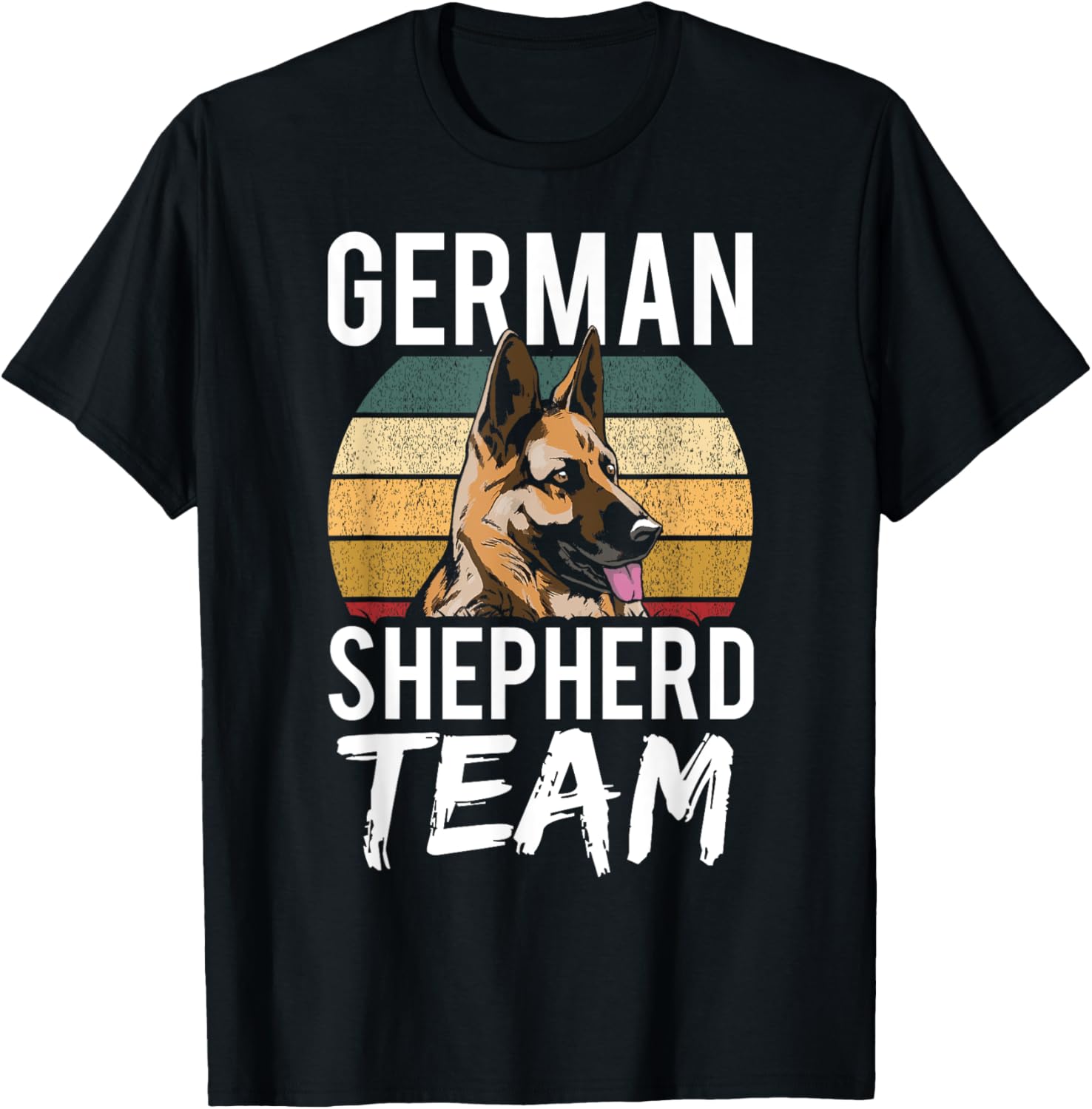 German Shepherd Team Puppy Breed Dog Lover T-Shirt