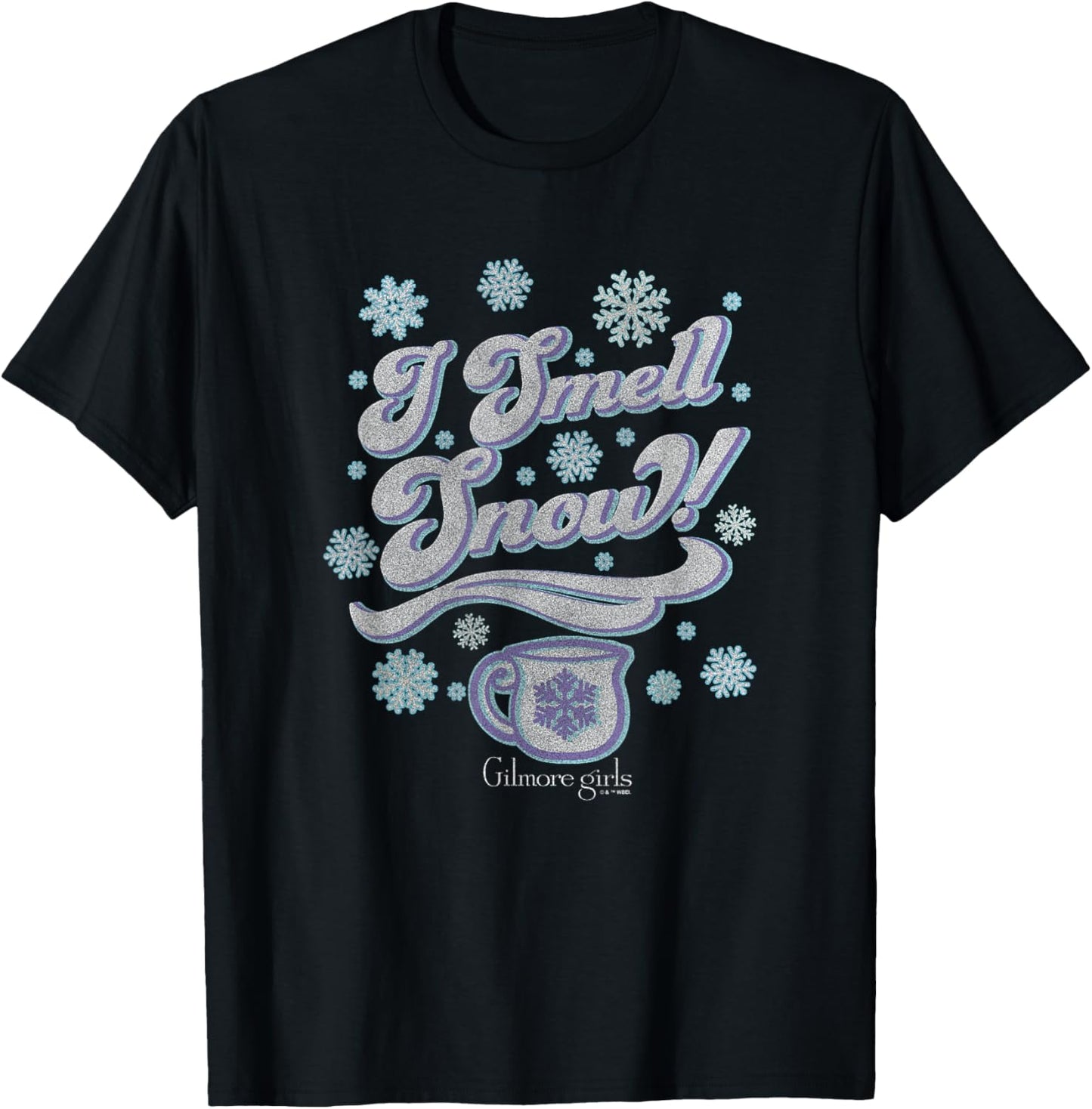 Gilmore Girls Christmas I Smell Snow! Vintage Logo T-Shirt