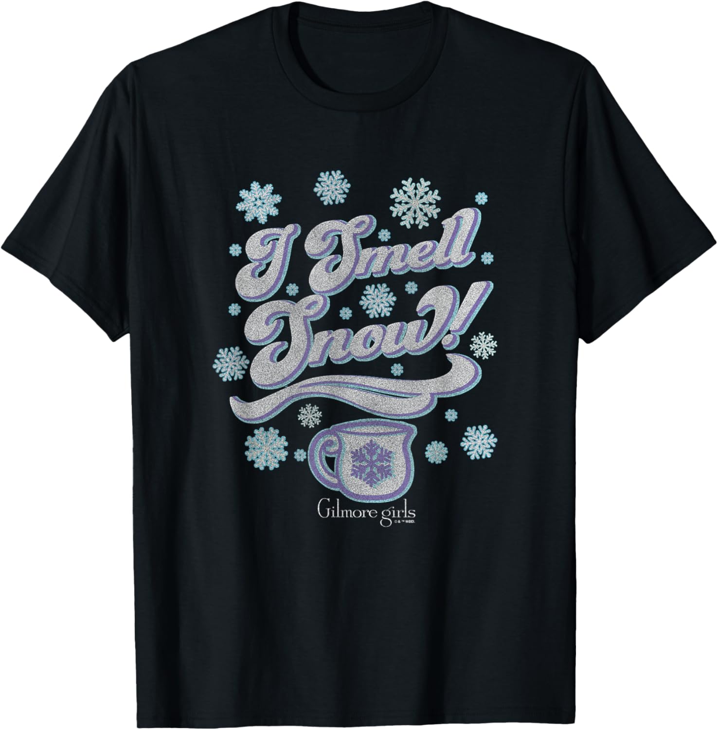 Gilmore Girls Christmas I Smell Snow! Vintage Logo T-Shirt