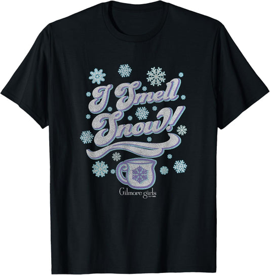 Gilmore Girls Christmas I Smell Snow! Vintage Logo T-Shirt