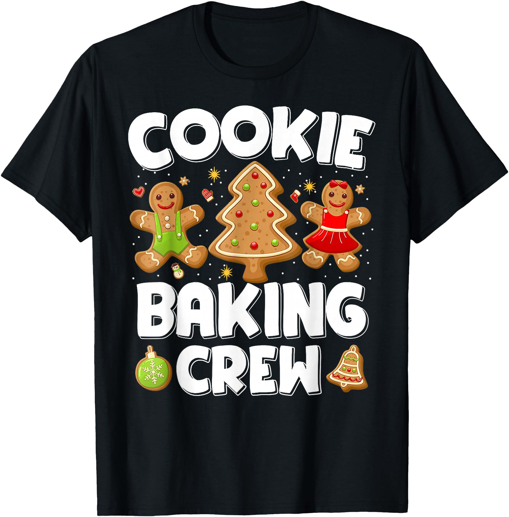 Cookie Baking Crew Christmas Gingerbread Team Squad Family
