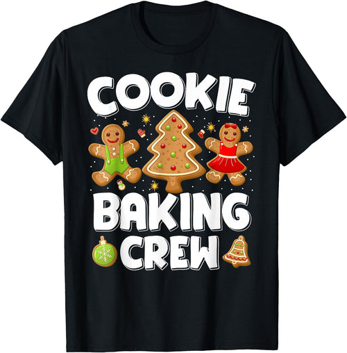 Cookie Baking Crew Christmas Gingerbread Team Squad Family