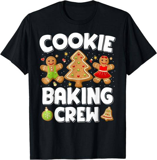 Cookie Baking Crew Christmas Gingerbread Team Squad Family