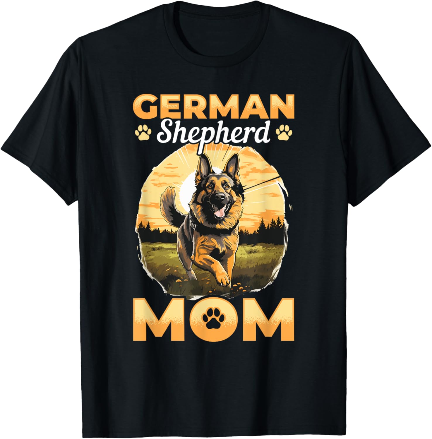 German Shepherd Dog Breed German Shepherd Mom T-Shirt