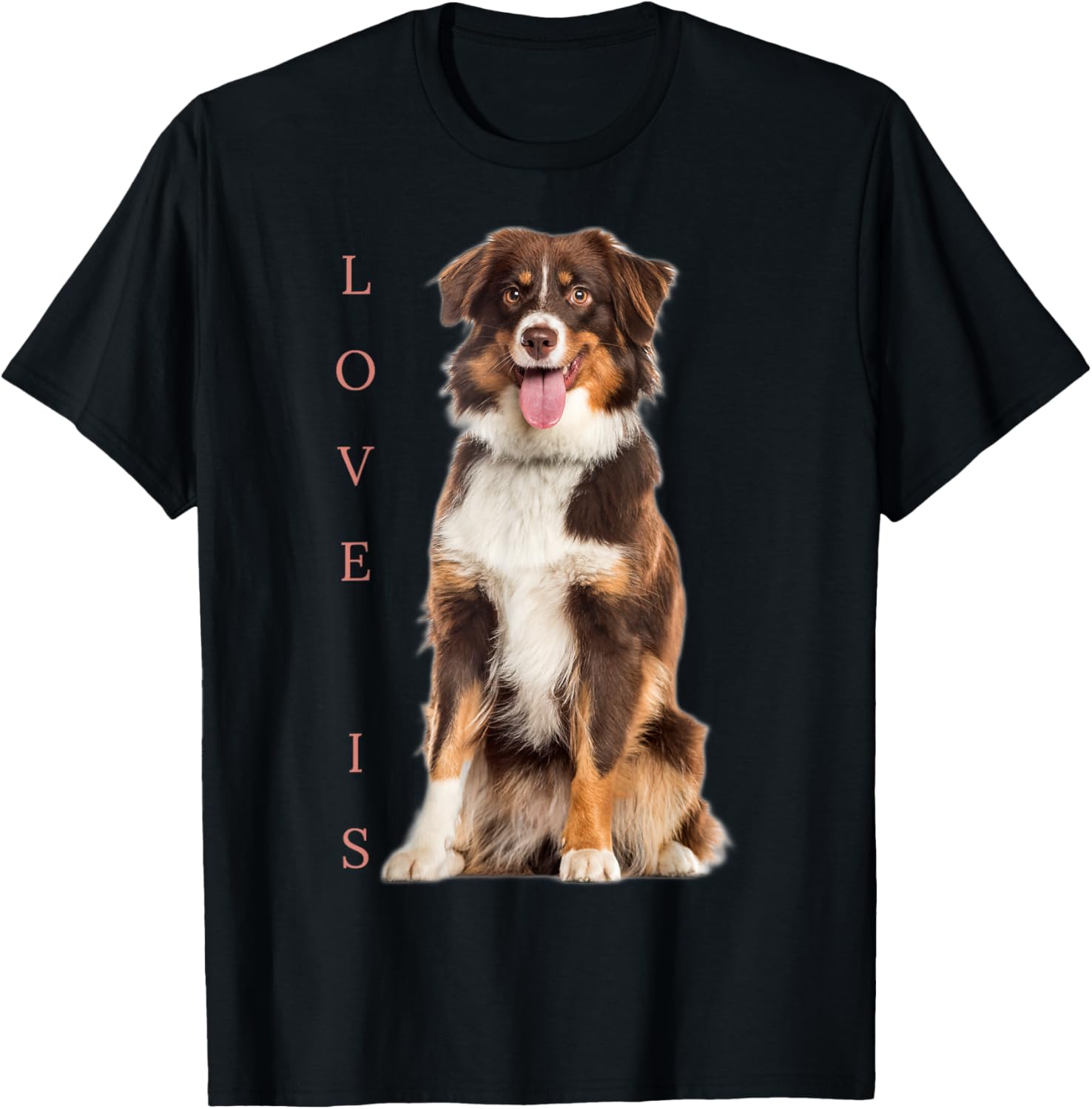 Australian Shepherd Shirt Aussie Mom Dad Love Dog Pet Tee Men Women Kids T-Shirt