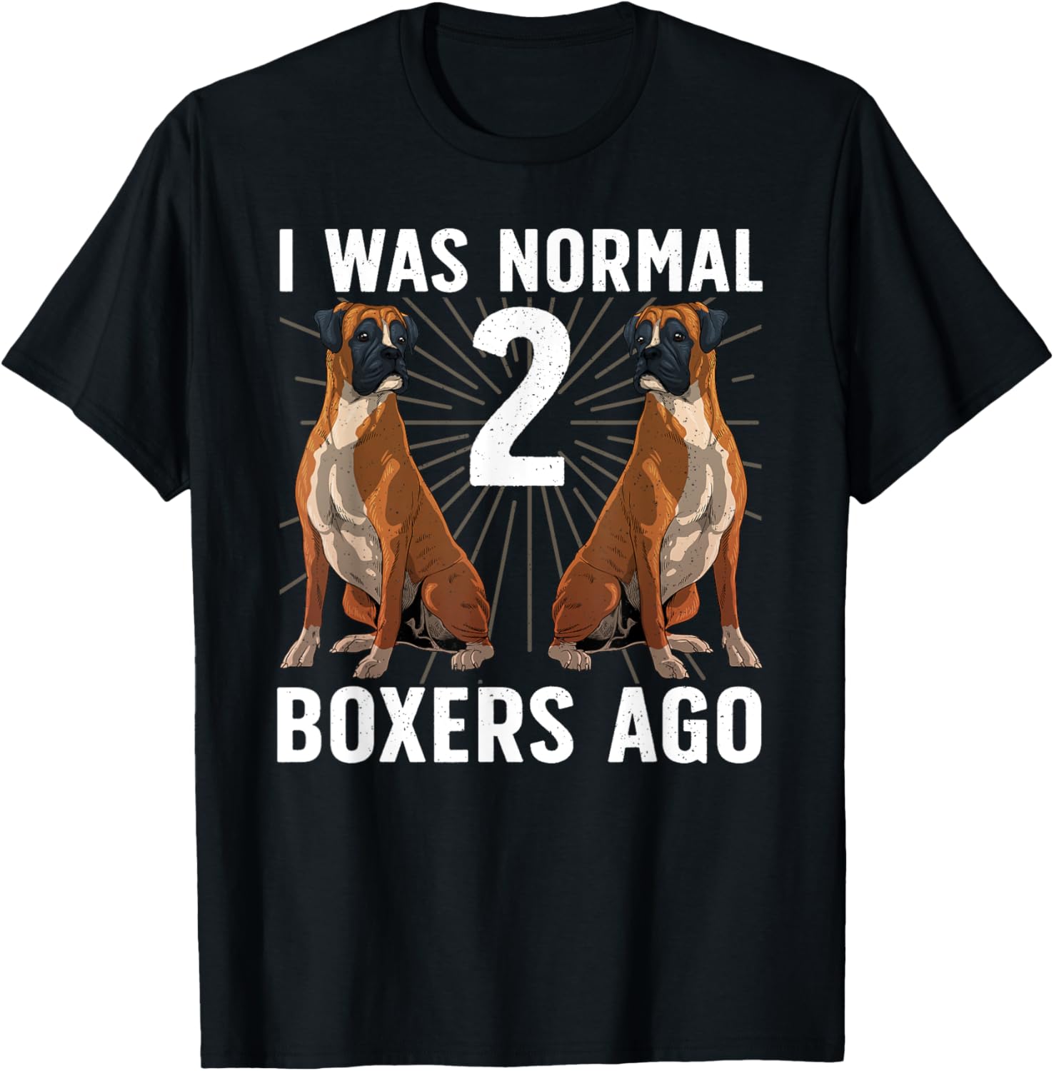 Cool Boxer Dog For Men Women Brindle Owner Trainer Dog Lover T-Shirt