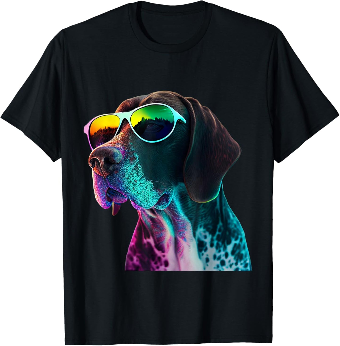 German Shorthair Pointer Dog GSP MOM DAD T-Shirt