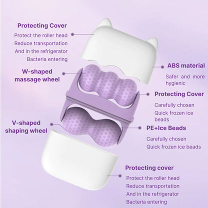 Ice Roller for Face and Eyes, Multi-Functional Facial Skin Care Tools