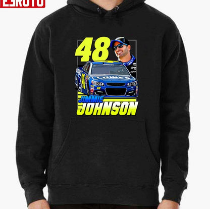 #48 Jimmie Johnson Nascar Légende Numéro Unisex T-shirt