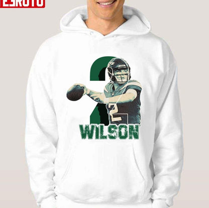 #2 Zach Wilson Football Pros Retro Graphic Unisex T-shirt