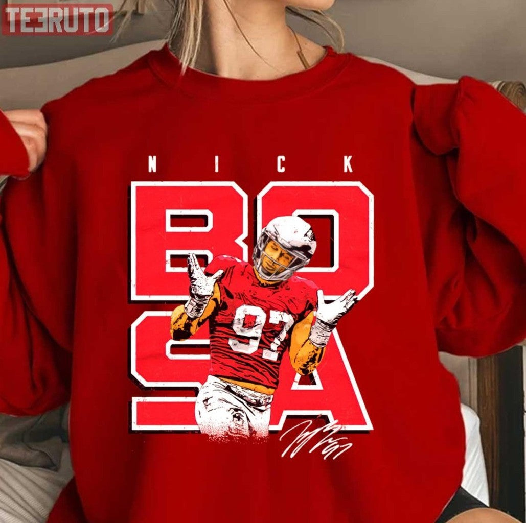 #97 Nick Bosa With Signature Unisex Sweatshirt