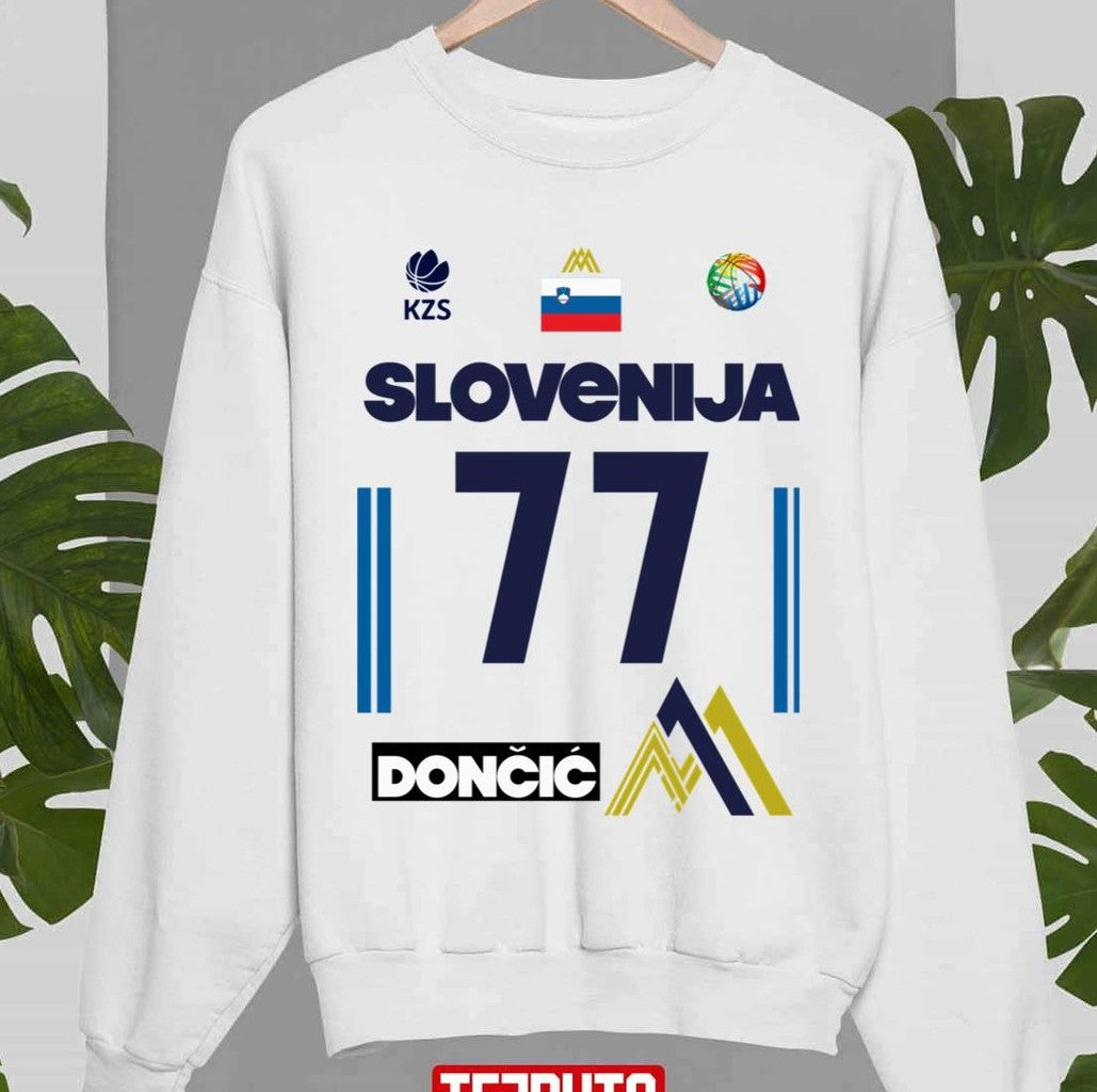#77 Luka Doncic Slovenija Fan Design Limited Edition Perfect Gift Unisex Sweatshirt