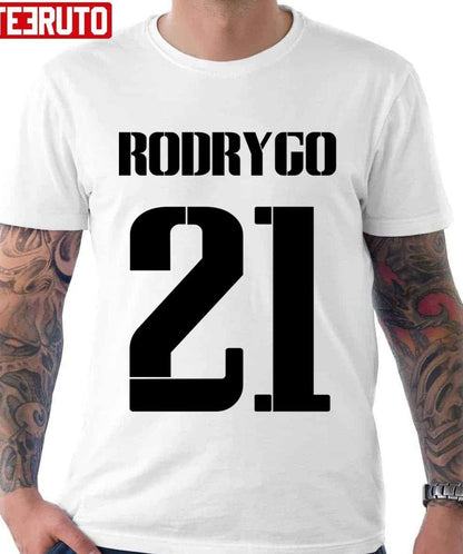 #21 Rodrygo Silva De Goes Real Madrid Unisex Hoodie