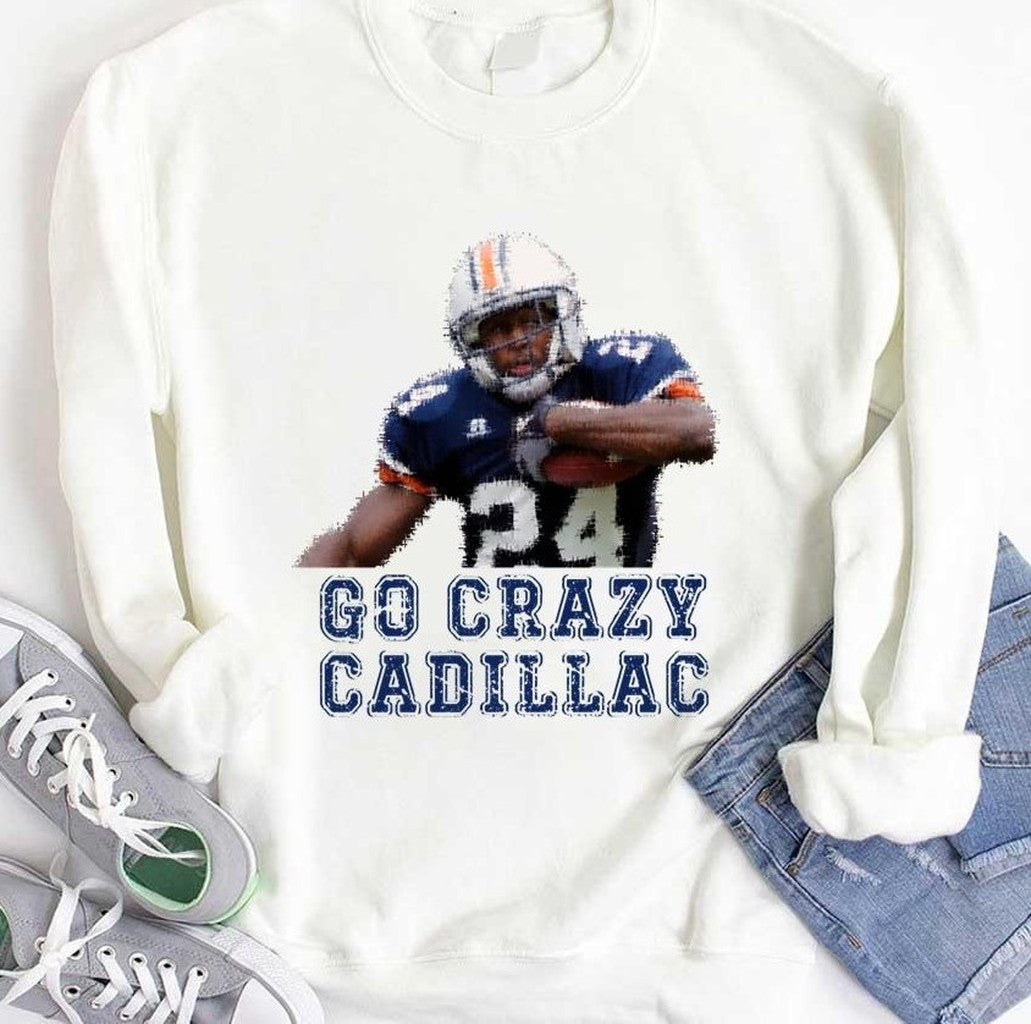 #24 Go Crazy Cadillac Auburn Tigers Unisex Hoodie