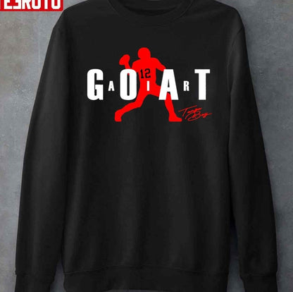 #12 Goat Air Rob Gronkowski And Signature American Football Unisex T-Shirt