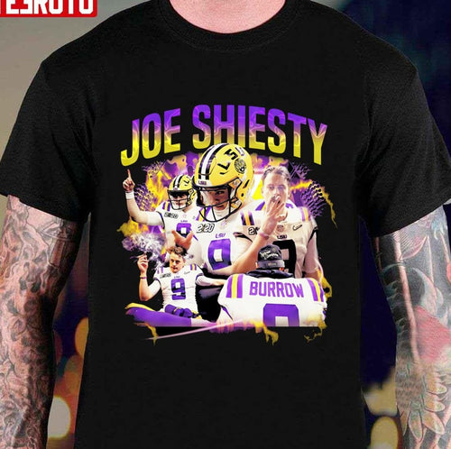 #9 Joe Shiesty Joe Burrow Retro Bootleg 90s Graphic Unisex T-Shirt