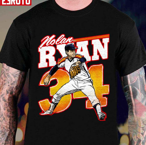 #34 Nolan Ryan Graphic Unisex T-shirt