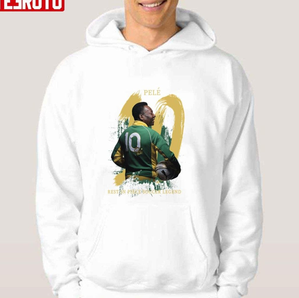 #10 Rip Pele Legend Football Unisex Hoodie