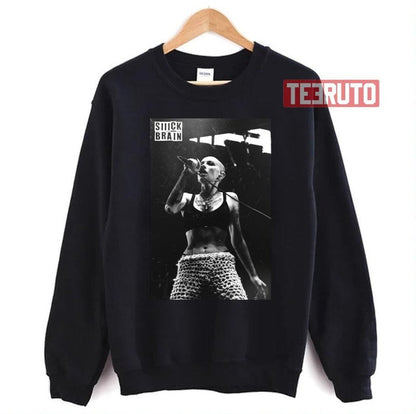 $iiick Brain Long Black Maggie Lindemann Unisex T-Shirt