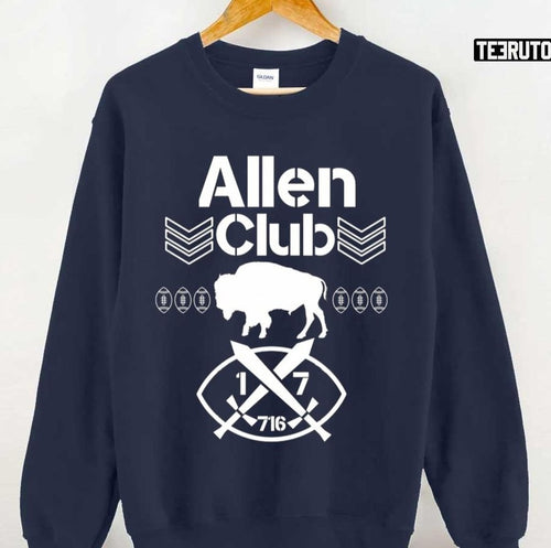 #17 Allen Club Josh Allen The Buffalo Bills Unisex Sweatshirt